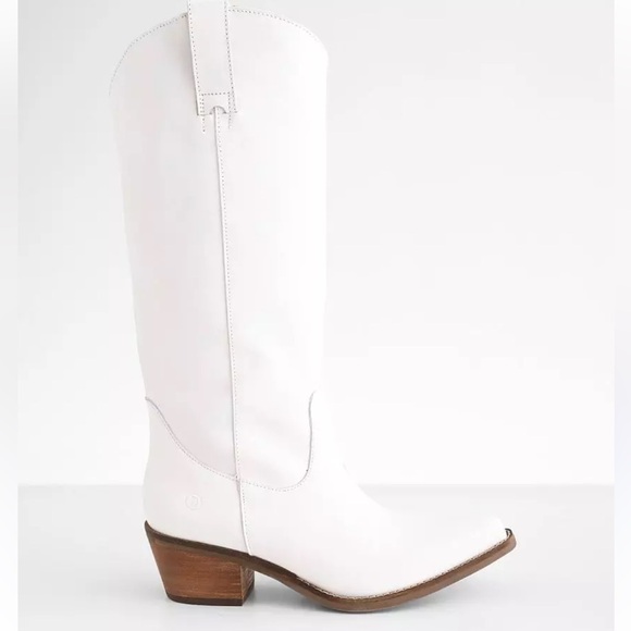 Dingo NWOB size 8.5 Women’s‎ the Bonanza White Heeled Boots Western - Picture 1 of 15